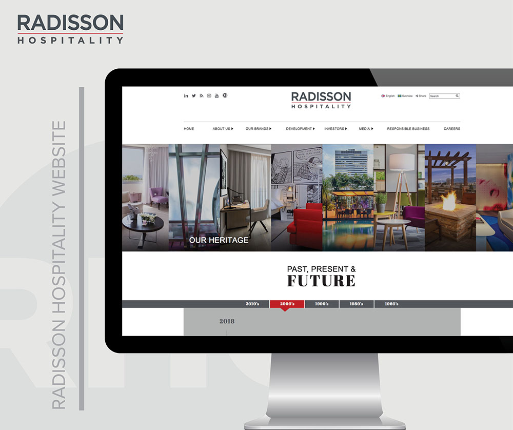 Radisson Hospitality website